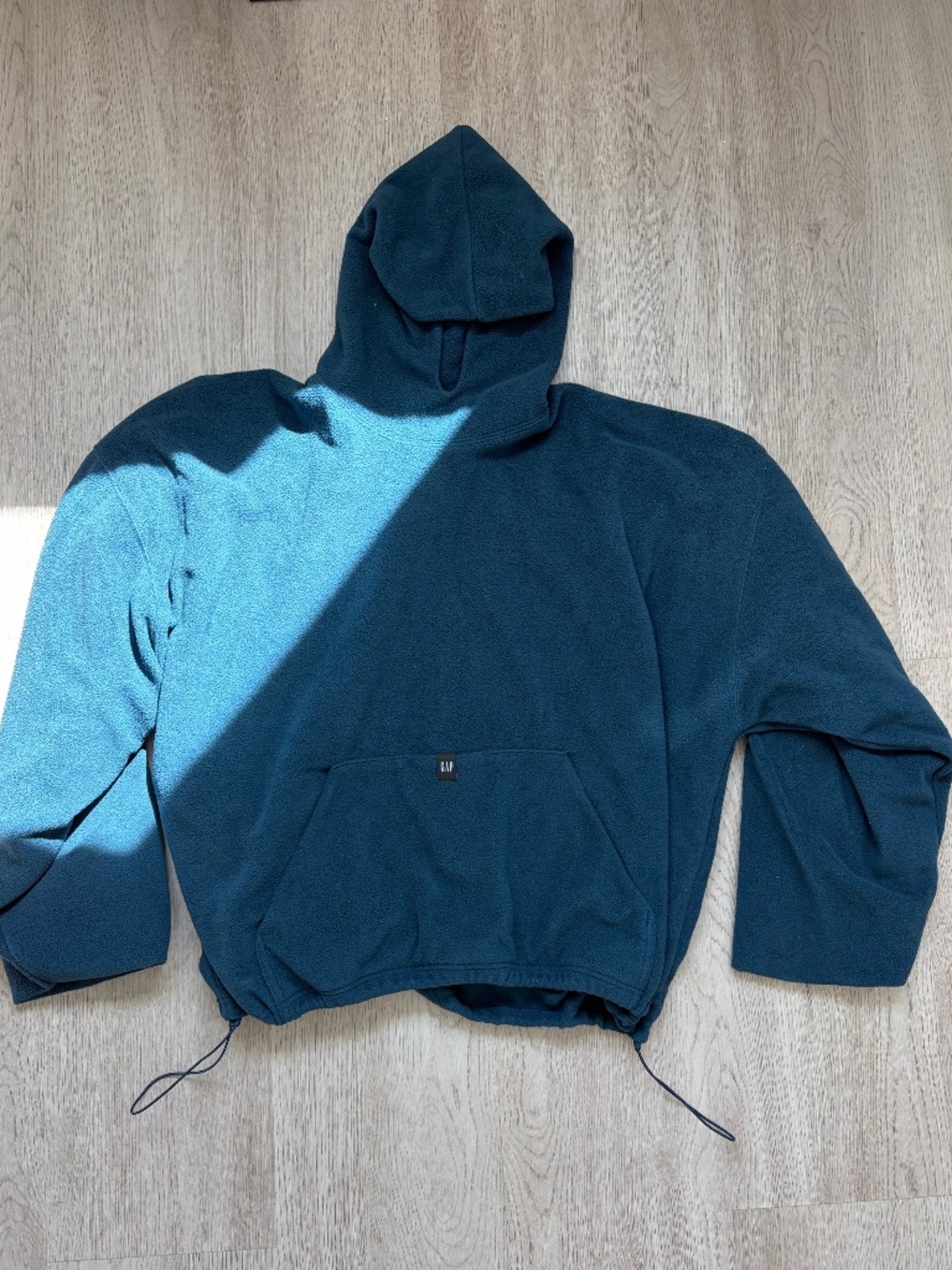 Yeezy Gap Engineered by Balenciaga Polar Fleece Padded Hoodie – Navy – Medium